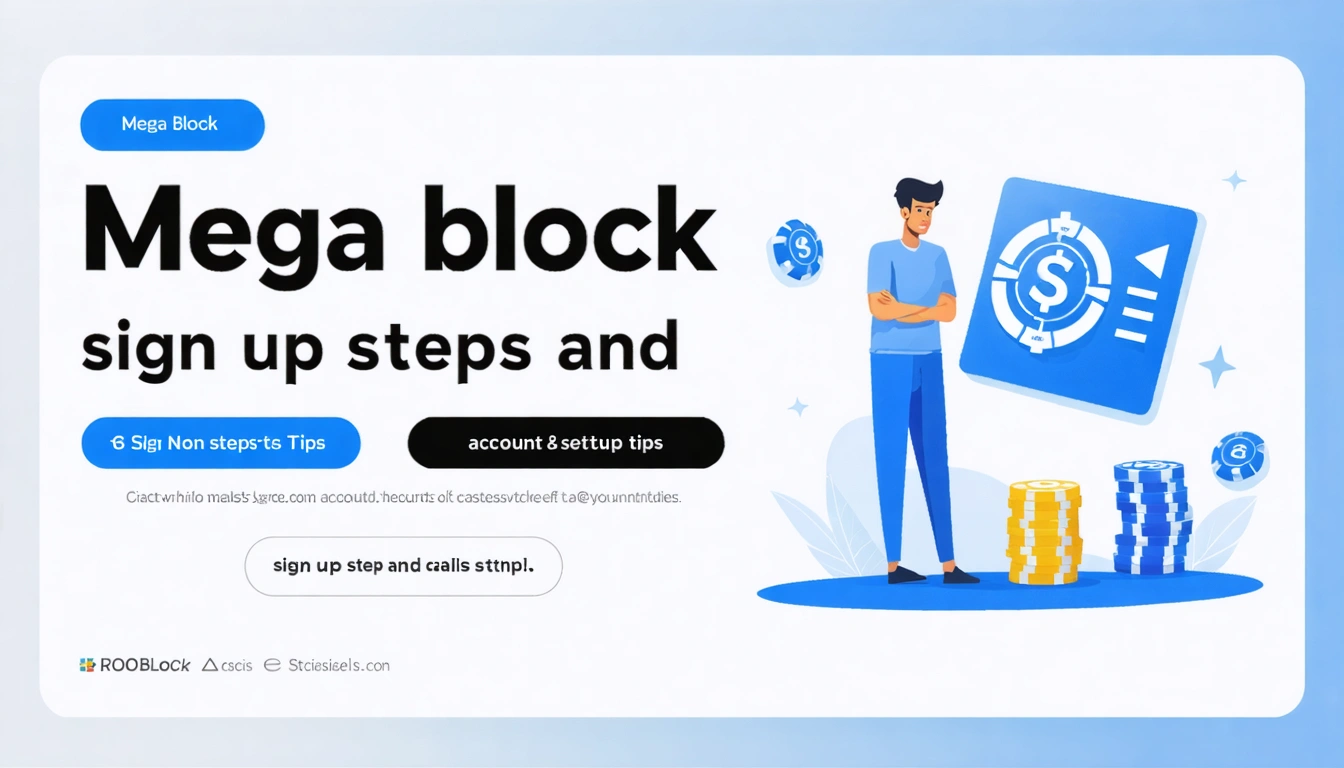 Mega block sign up steps and account setup tips